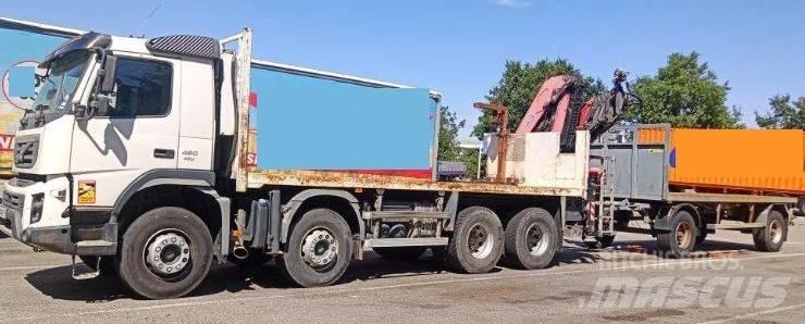Volvo FM 460 Plošinové nákladné automobily/nákladné automobily so sklápacími bočnicami