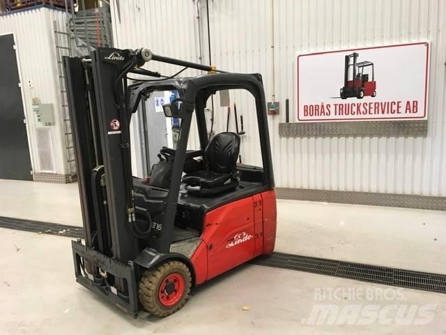 Linde E 16 H - 01 Akumulátorové vozíky