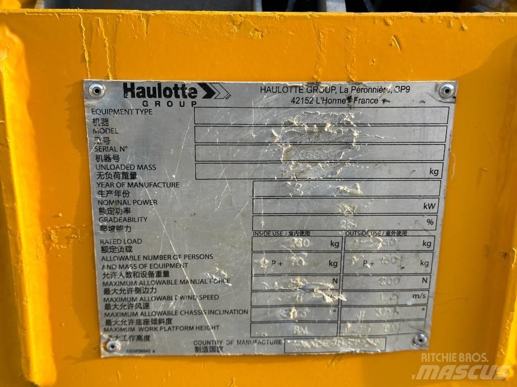 Haulotte OPTIMUM 8 Nožnicové zdvíhacie plošiny