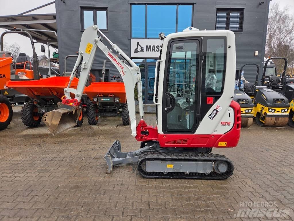 Takeuchi TB 216 Mini rýpadlá < 7t