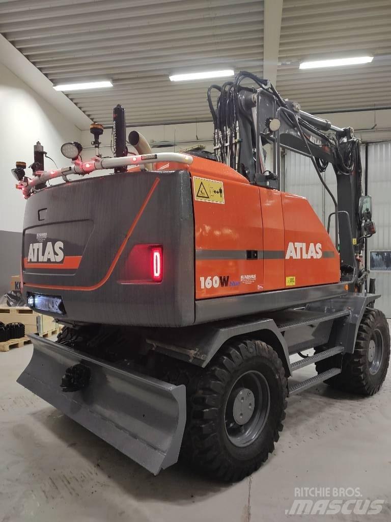 Atlas 160 W Kolesové rýpadlá