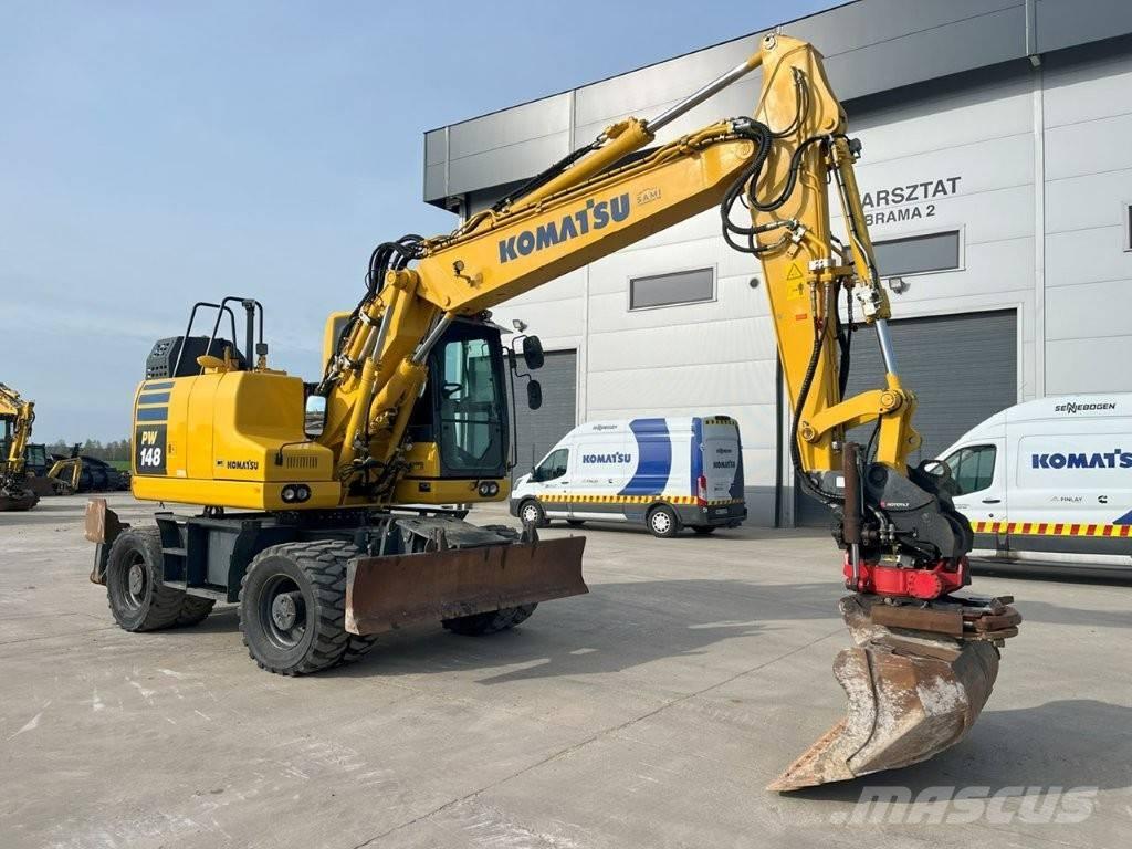 Komatsu PW 148-11 Kolesové rýpadlá