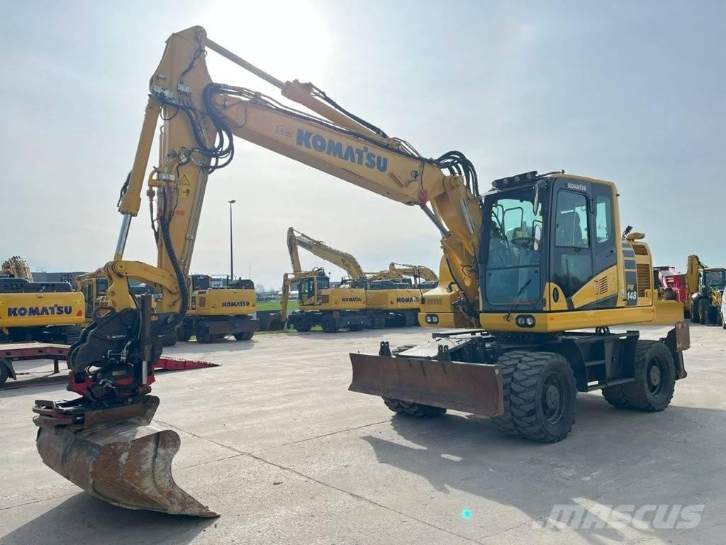 Komatsu PW 148-11 Kolesové rýpadlá