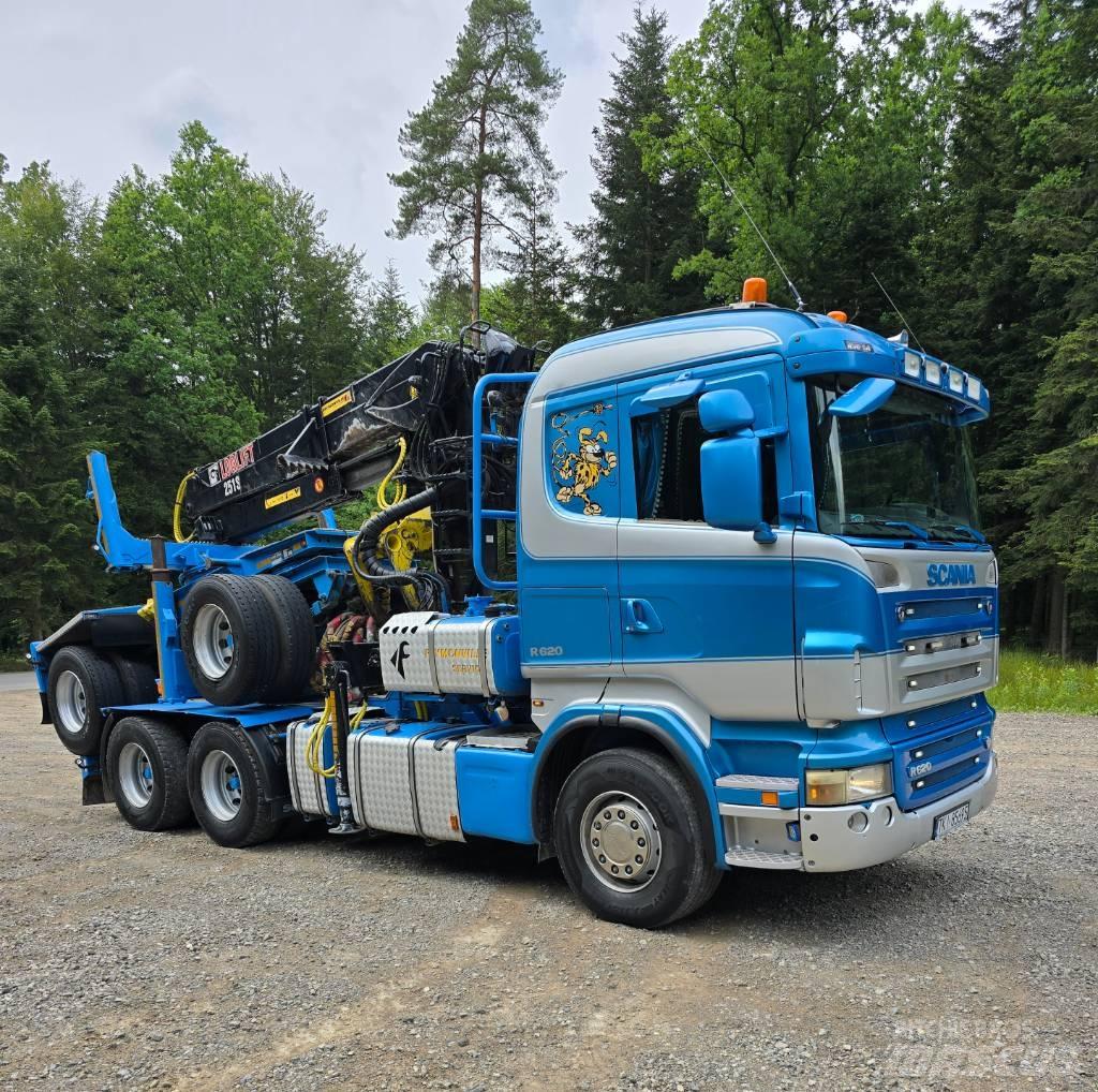Scania R 620 Nákladné vozidlá na prepravu dreva