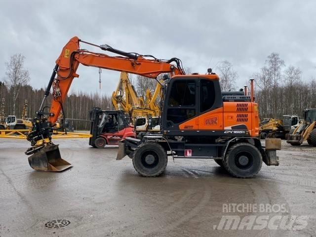 Doosan DX165W-5 Kolesové rýpadlá