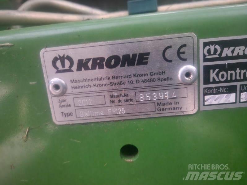 Krone Bellima F125 Lisy na okrúhle balíky