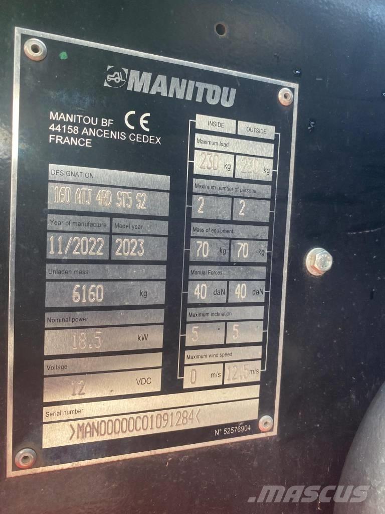 Manitou 160 ATJ Kĺbové plošiny