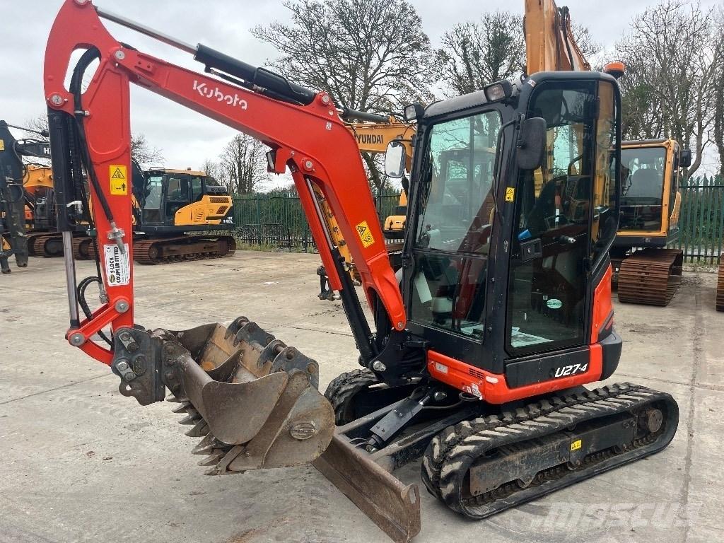 Kubota U 27-4 Mini rýpadlá < 7t