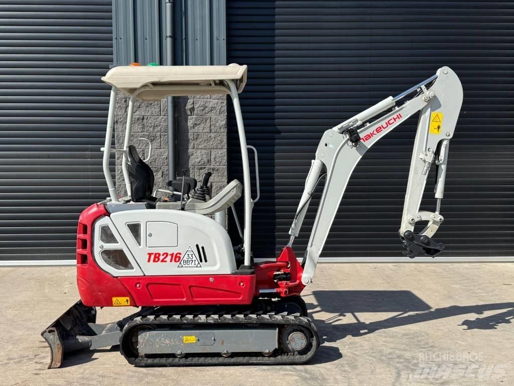 Takeuchi TB 216 Mini rýpadlá < 7t