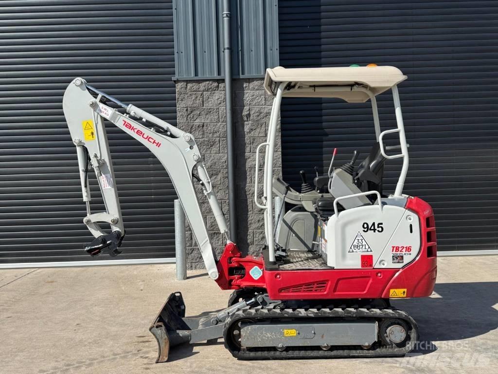 Takeuchi TB 216 Mini rýpadlá < 7t