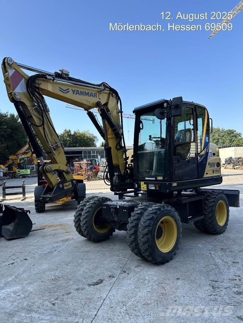 Yanmar B75W Kolesové rýpadlá