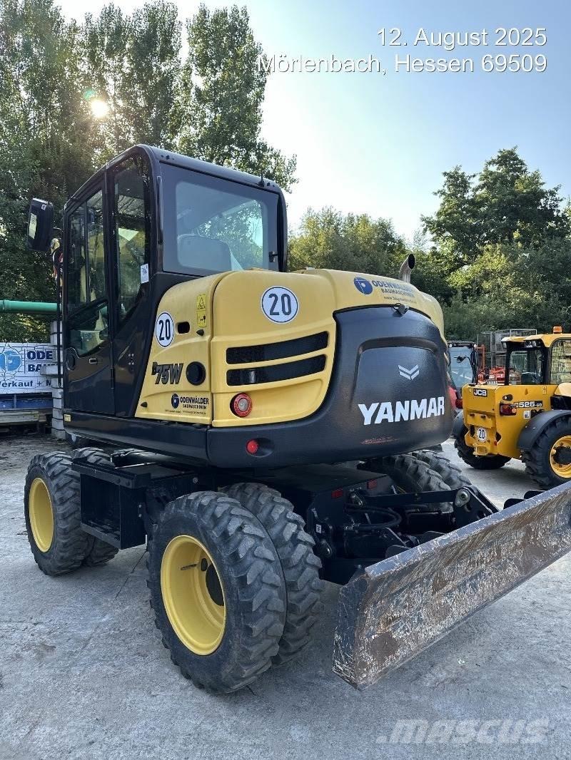 Yanmar B75W Kolesové rýpadlá