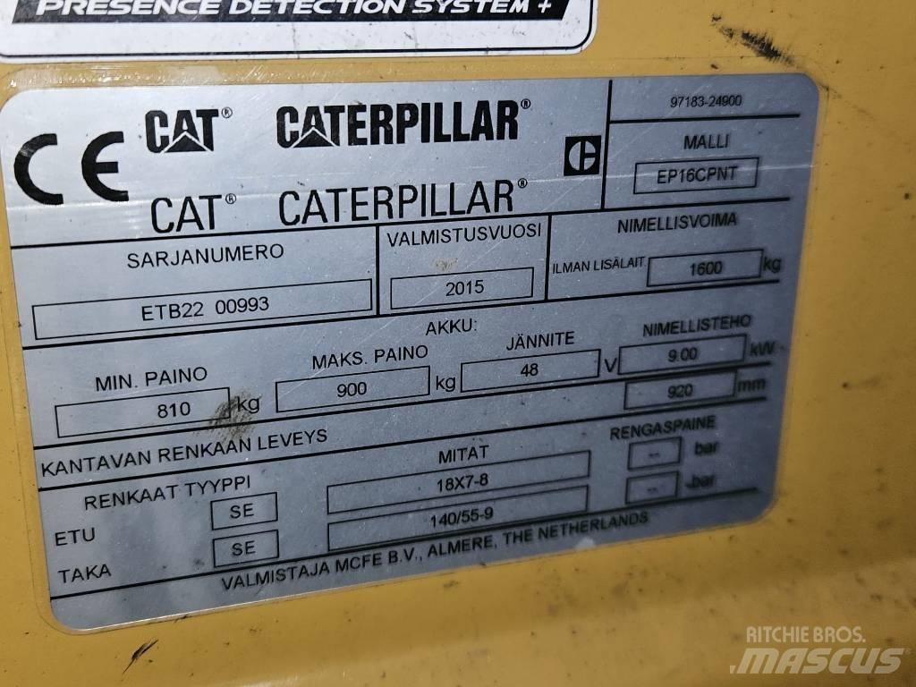 CAT EP16CPNT Akumulátorové vozíky
