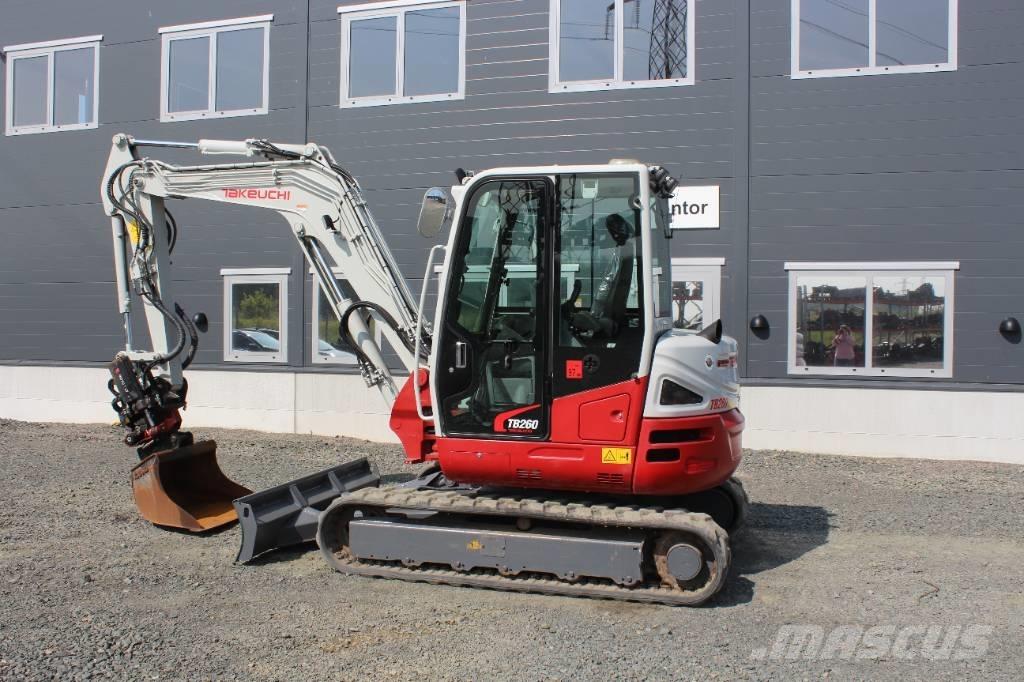 Takeuchi TB 260 Mini rýpadlá < 7t