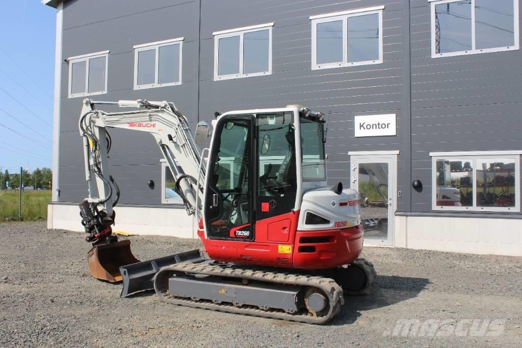 Takeuchi TB 260 Mini rýpadlá < 7t