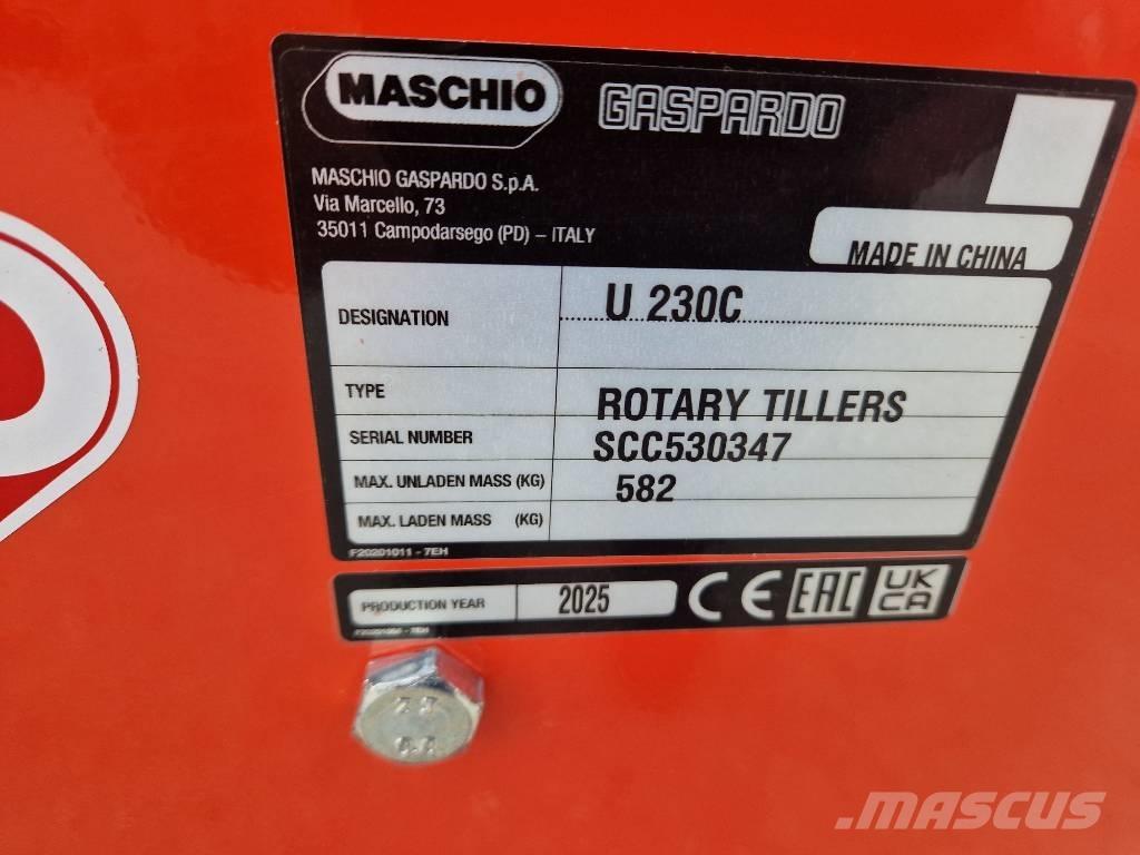 Maschio U 230 Rotačné brány a pôdne frézy