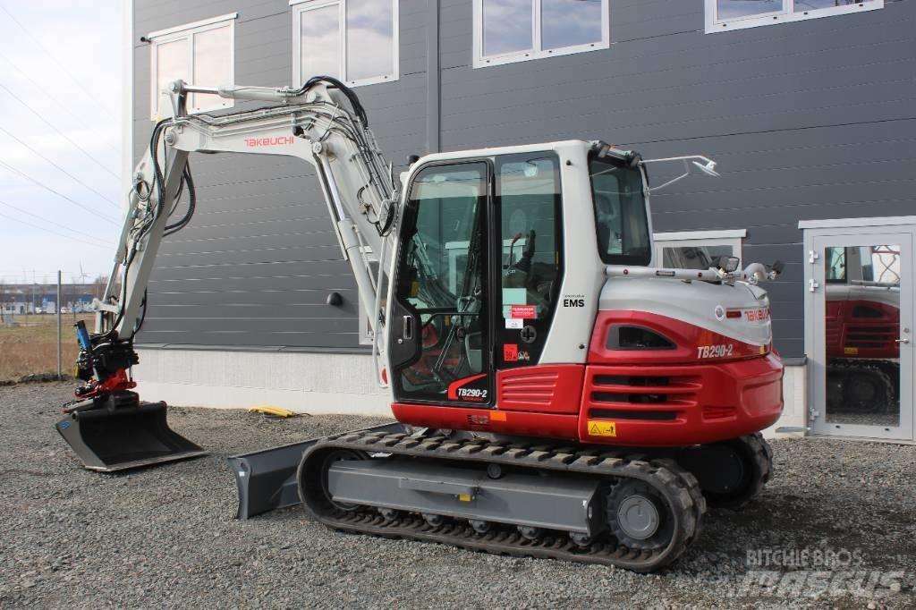 Takeuchi TB290 Midi rýpadlá 7 t - 12 t