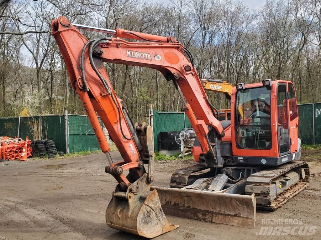 Kubota KX080-3 Pásové rýpadlá