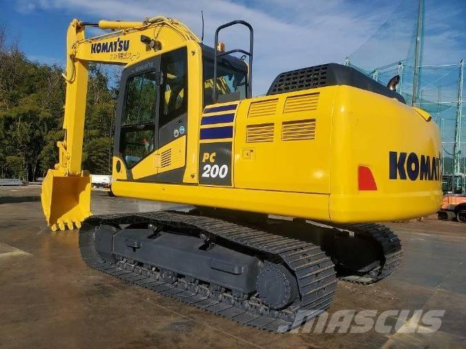 Komatsu PC 200 Pásové rýpadlá