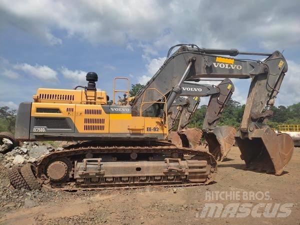 Volvo EC 750 DL Pásové rýpadlá