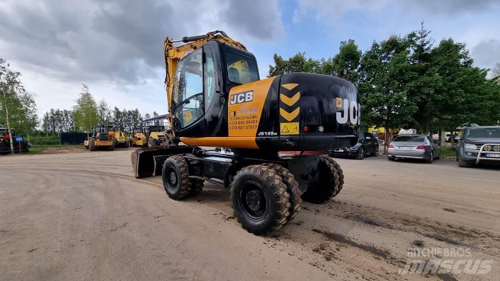 JCB 145W Kolesové rýpadlá