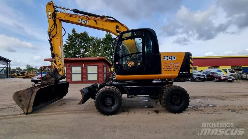 JCB 145W Kolesové rýpadlá