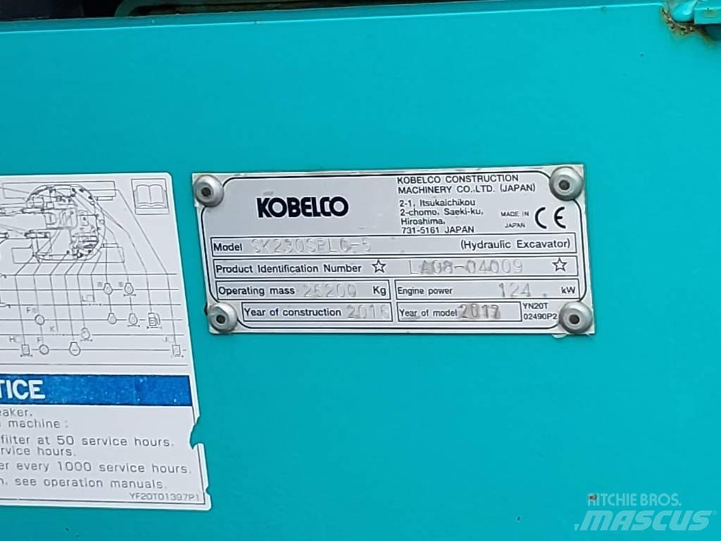 Kobelco SK230SRLC-5 Pásové rýpadlá