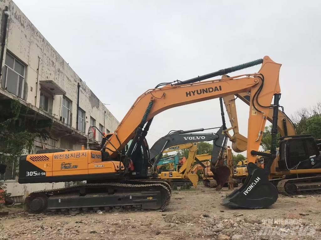 Hyundai 305LC-9S Pásové rýpadlá