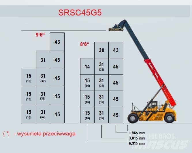 Sany SRSC45G5 Prekladače kontajnerov