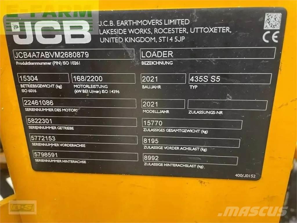 JCB 435s s5 Mini rýpadlá < 7t