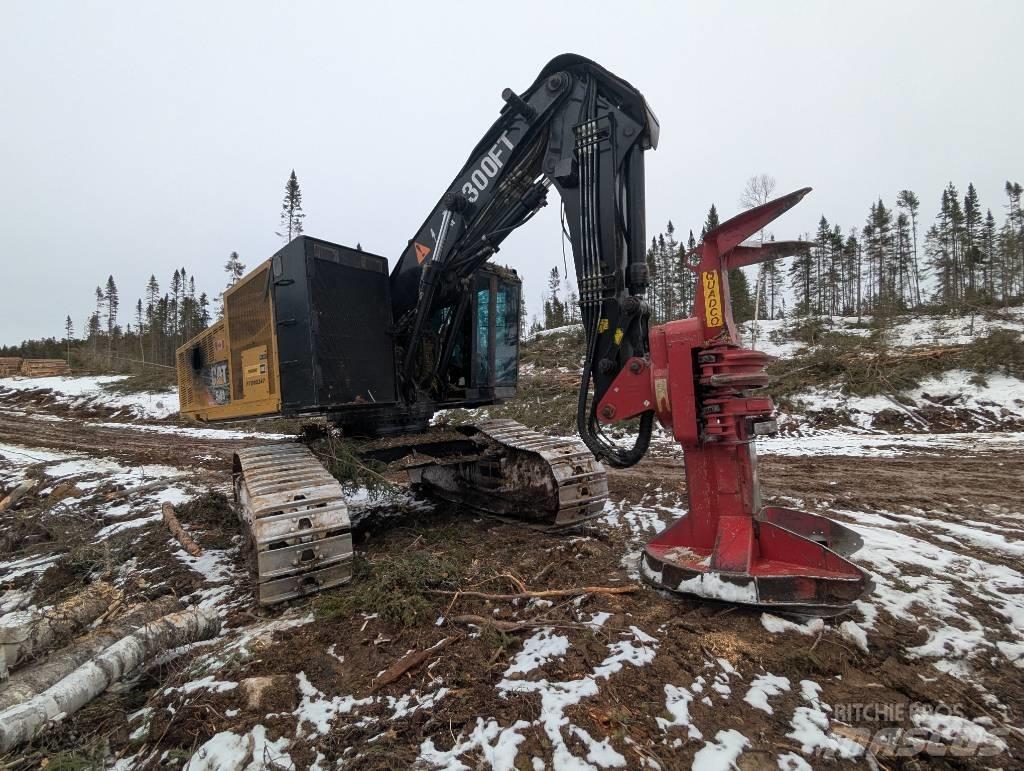 CAT 541 Stínacie harvestory