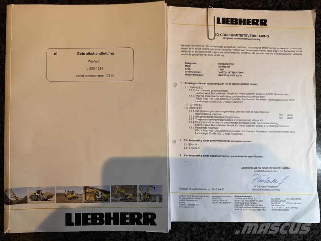 Liebherr L 550 Kolesové nakladače