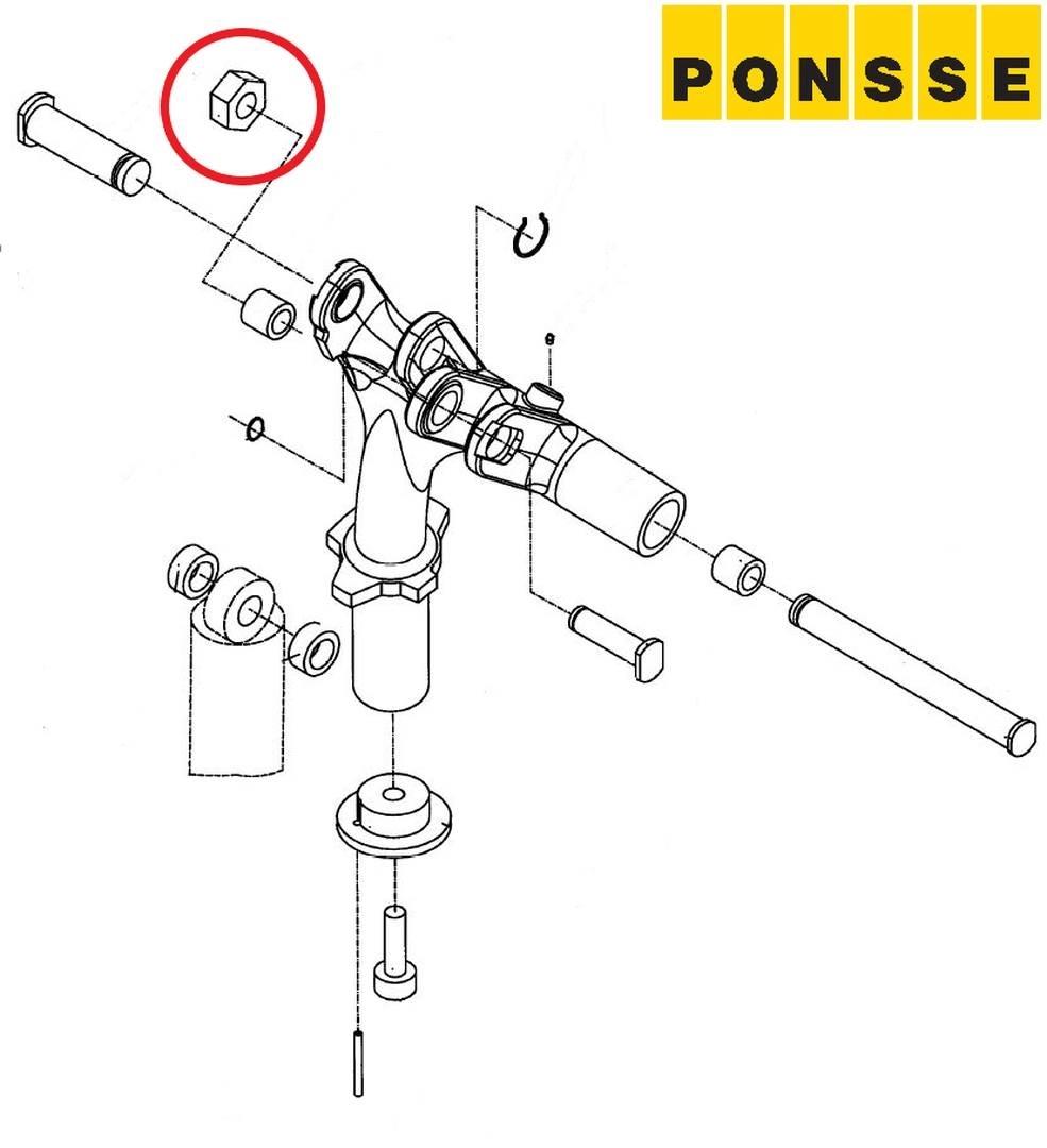 Ponsse 0008888 Podvozky a zavesenie kolies