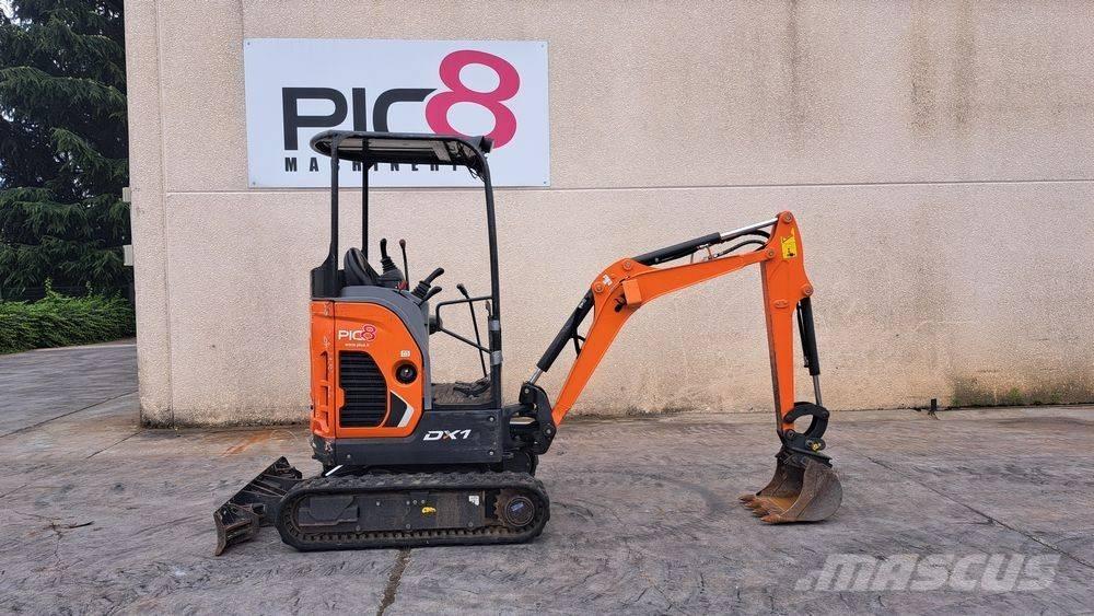 Doosan DX 17 Mini rýpadlá < 7t