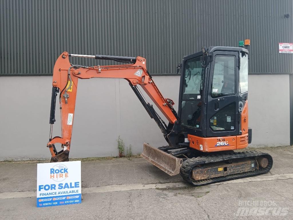 Hitachi ZX 26 U-6 Mini rýpadlá < 7t