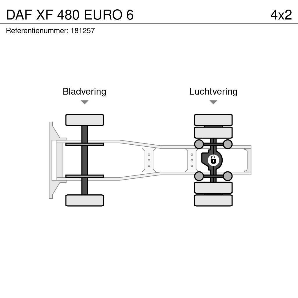DAF XF 480 EURO 6 Ťahače