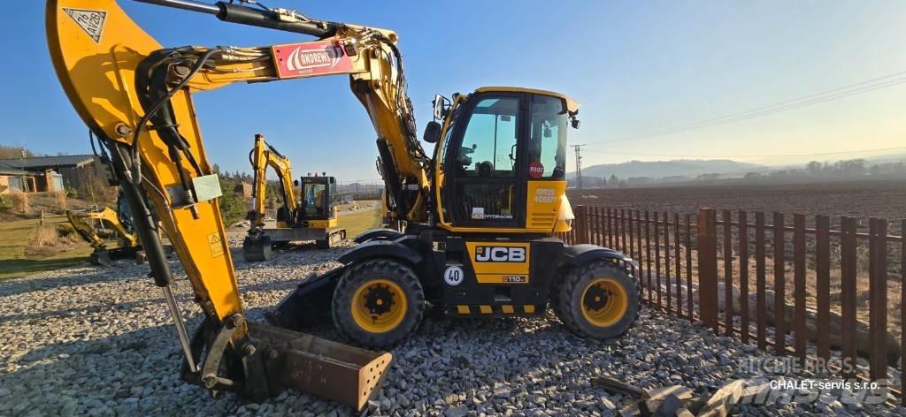 JCB 110 W Hydradig Kolesové rýpadlá