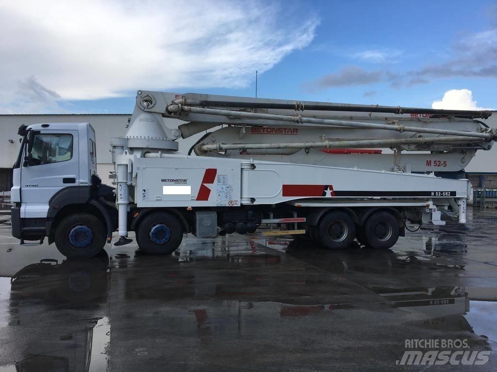 Betonstar 52M-5RZ Nákladné autá s čerpadlami betónu