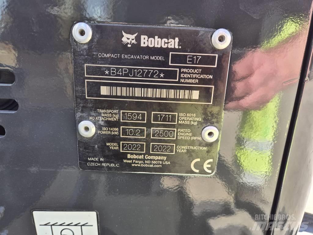 Bobcat E 17 Mini rýpadlá < 7t