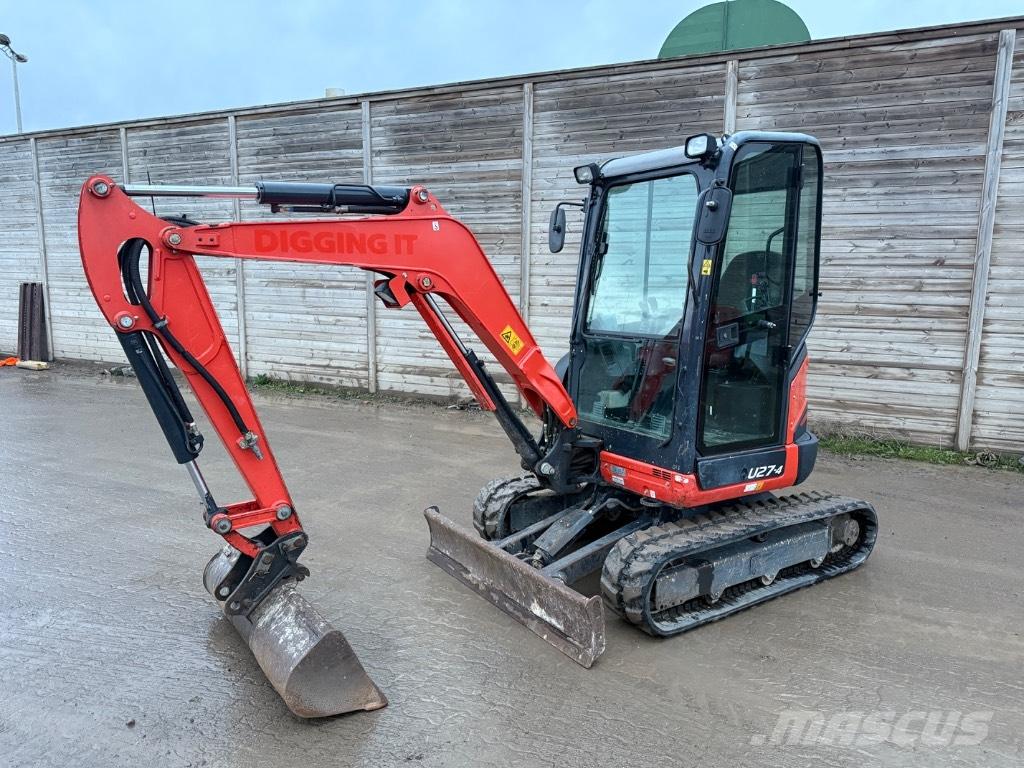 Kubota U 27-4 Mini rýpadlá < 7t