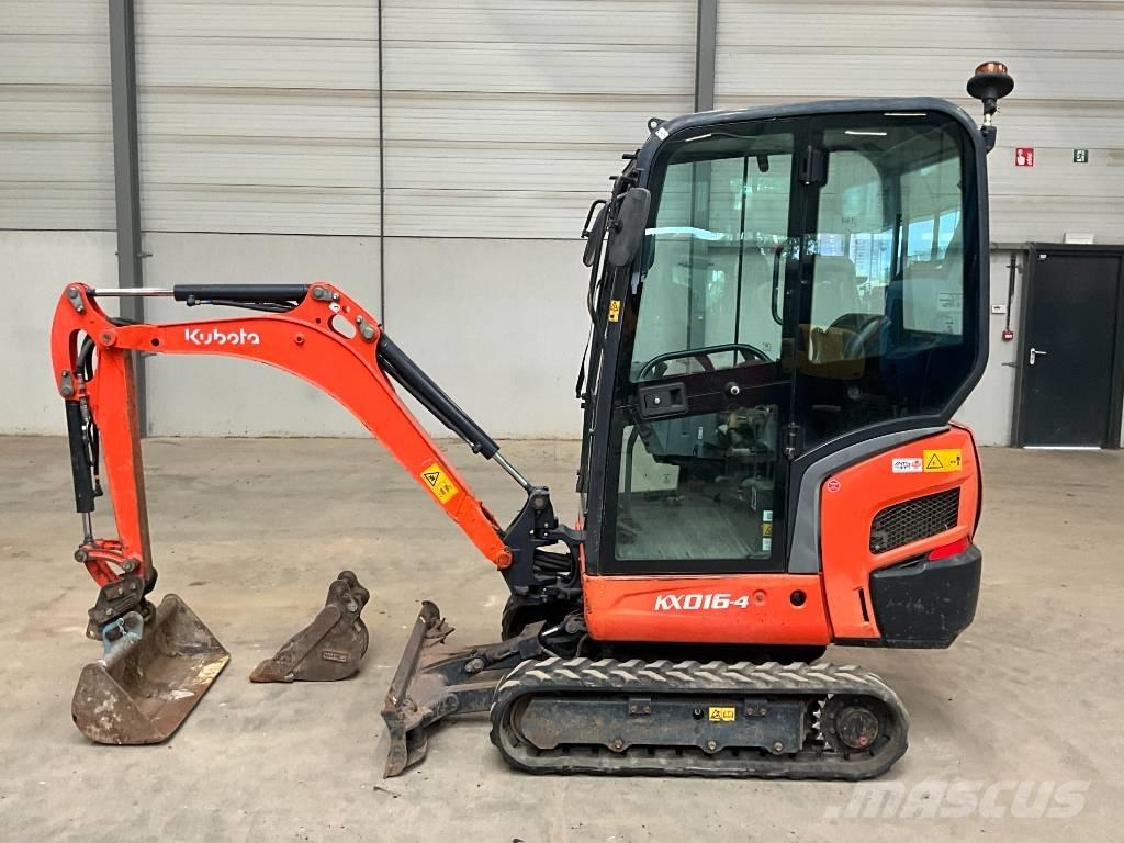 Kubota KX 016-4 Mini rýpadlá < 7t