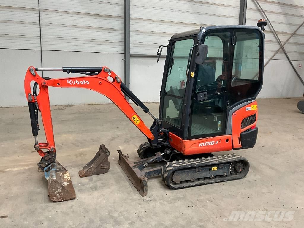 Kubota KX 016-4 Mini rýpadlá < 7t