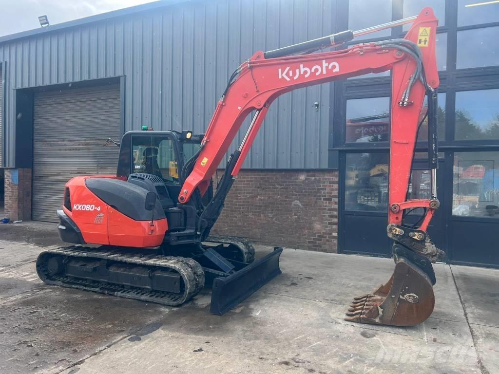 Kubota KX 080-4 Mini rýpadlá < 7t