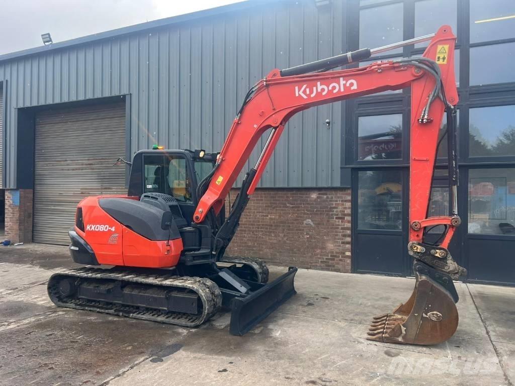 Kubota KX 080-4 Mini rýpadlá < 7t