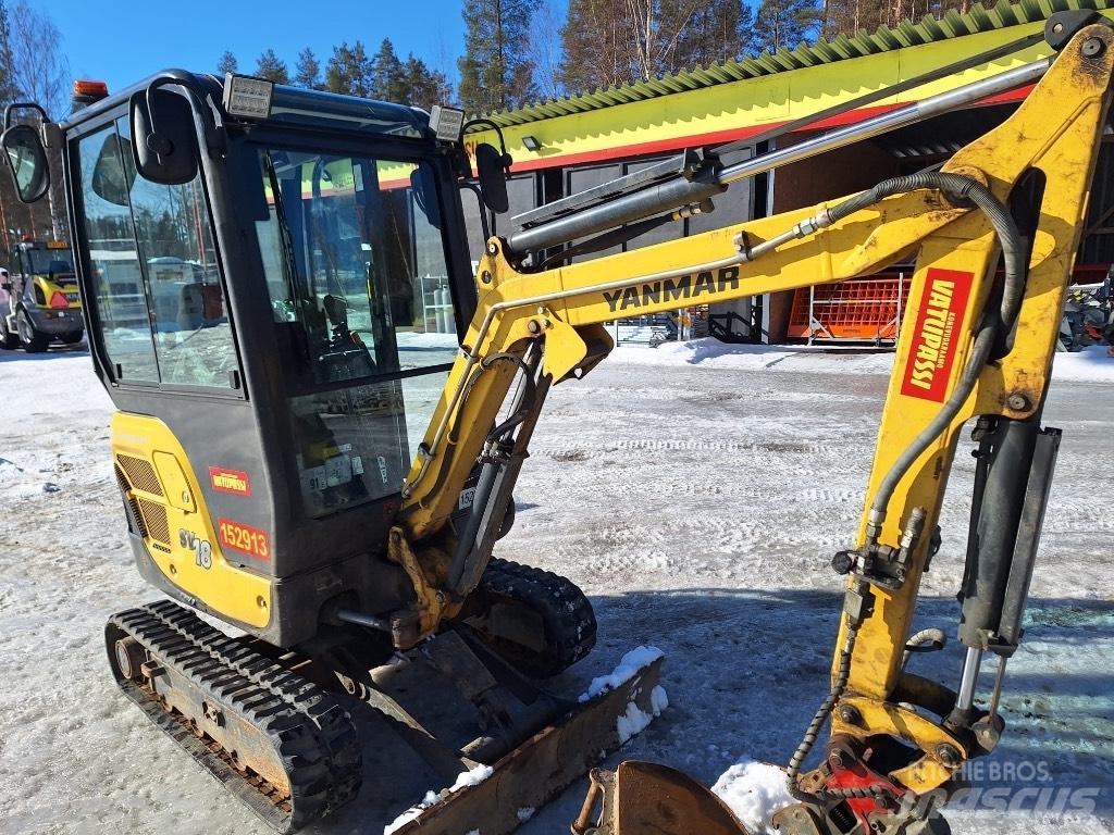 Yanmar SV 18 Mini rýpadlá < 7t