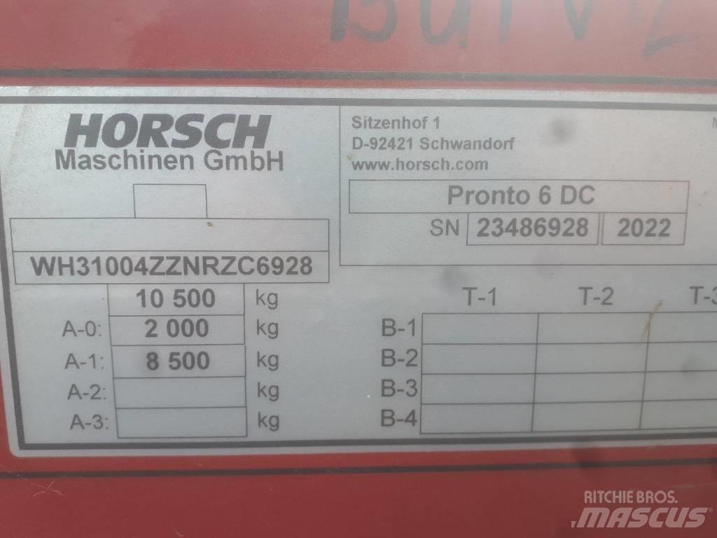 Horsch Pronto 6 DC Mechanické sejačky
