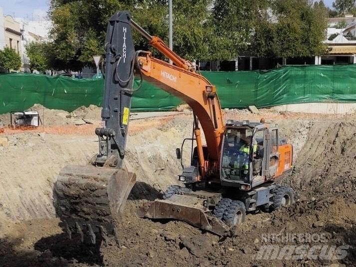 Hitachi ZX 210 W Kolesové rýpadlá