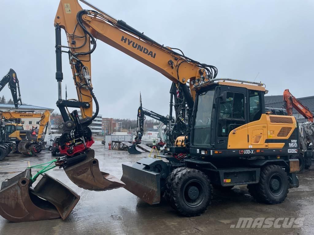 Hyundai HW160 Kolesové rýpadlá