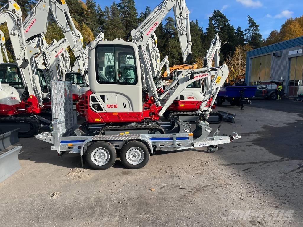 Takeuchi TB 216A Mini rýpadlá < 7t