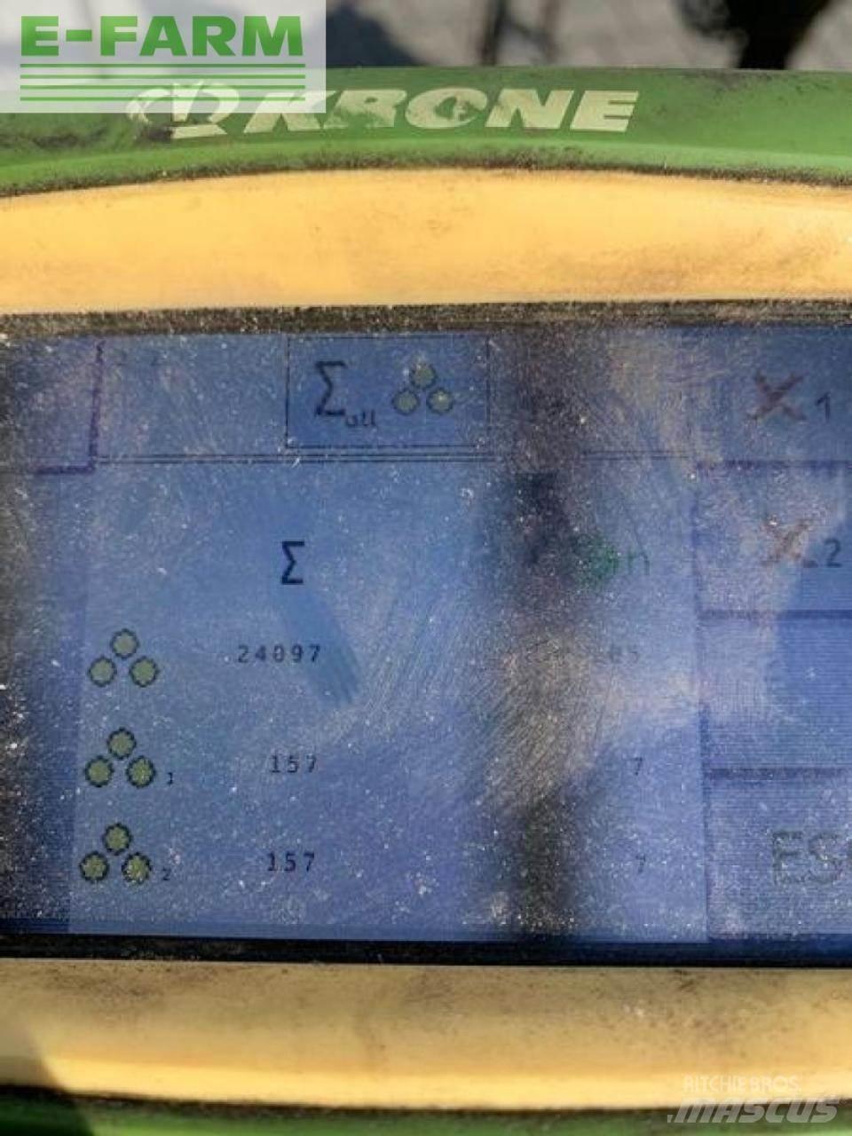 Krone v180 xc Lisy na hranaté balíky